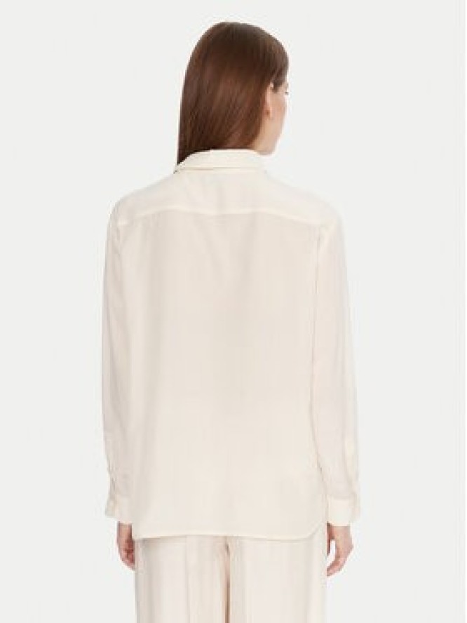 Marella Koszula Rocker 2523116032 Écru Regular Fit