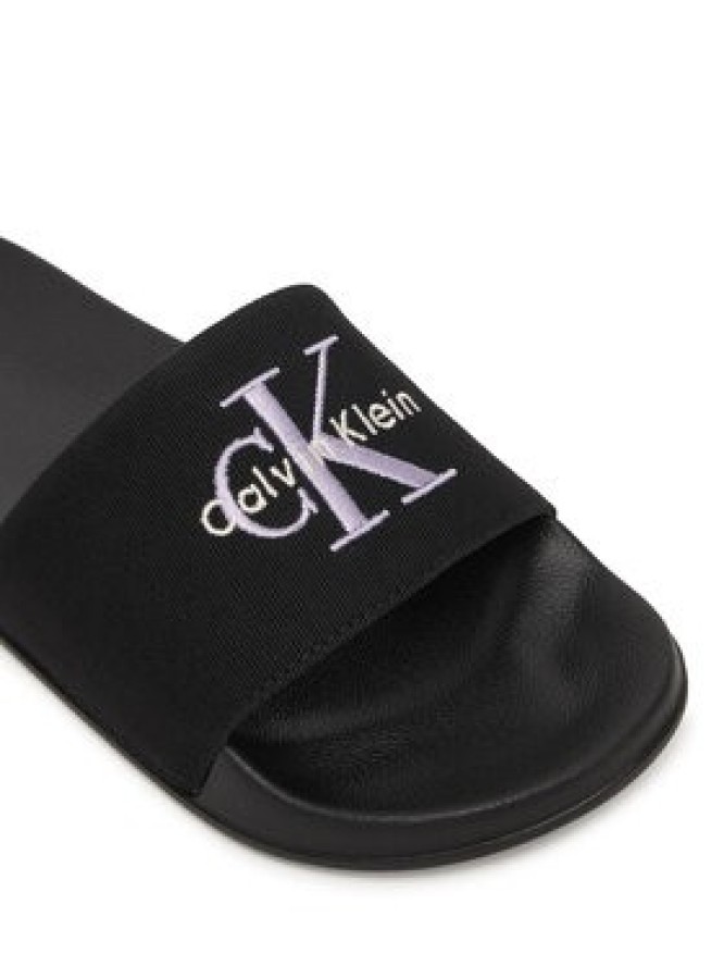 Calvin Klein Klapki Ess Slide Cv HW0HW02958 Czarny