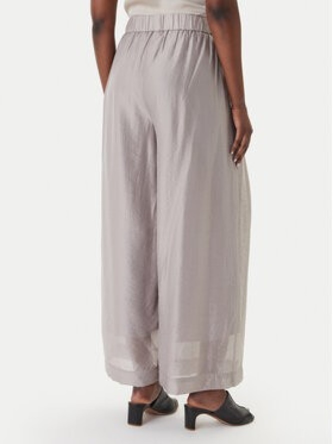 Eleh Spodnie materiałowe SS260269 Szary Wide Leg