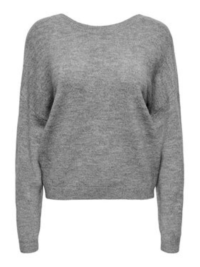 ONLY Sweter Manifesta 15329229 Szary Regular Fit