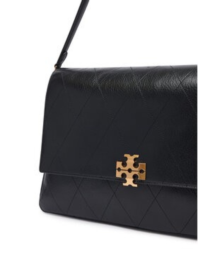 Tory Burch Torebka Charlie Quilted Large Shoulder Bag 185805 Czarny