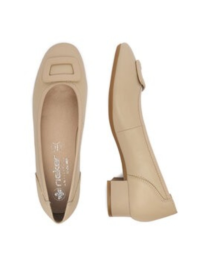 Rieker Czółenka CEO-43453-62 Beżowy