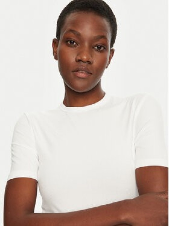 Calvin Klein T-Shirt K20K208052 Biały Slim Fit