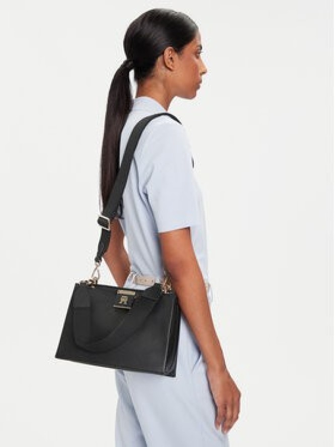 Tommy Hilfiger Torebka Th Her Med Satchel AW0AW17722 Czarny