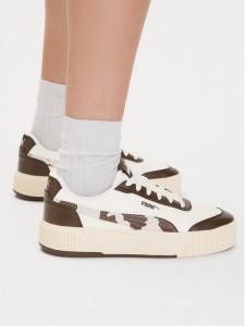 Puma Sneakersy Carina Mia 408253 01 Kremowy