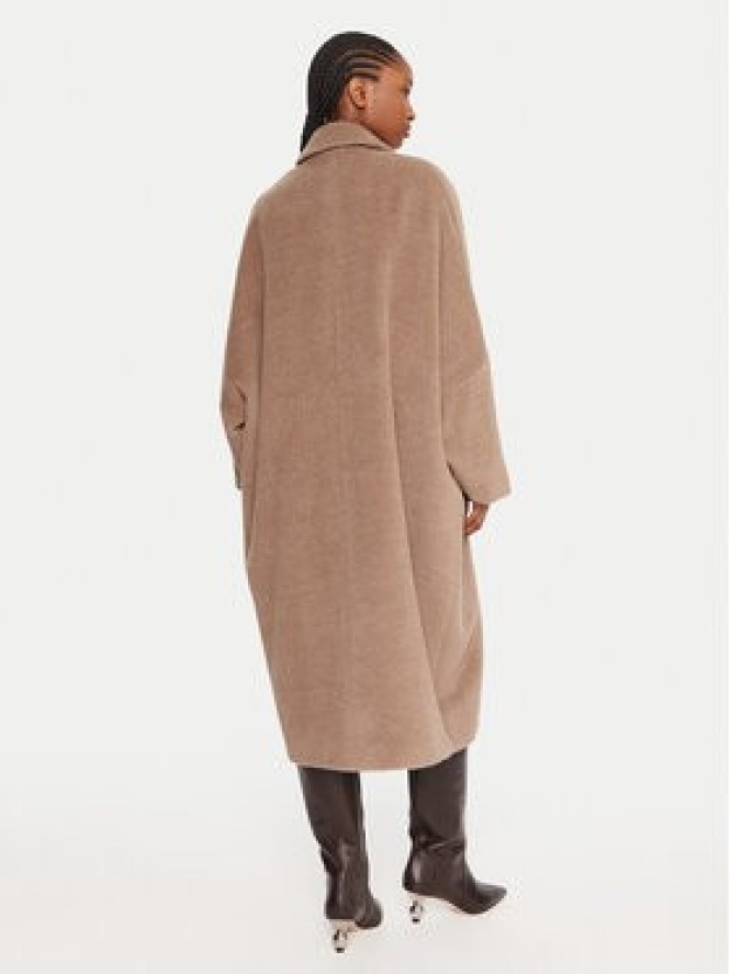 Marella Płaszcz wełniany Icam 2523016122 Beżowy Regular Fit