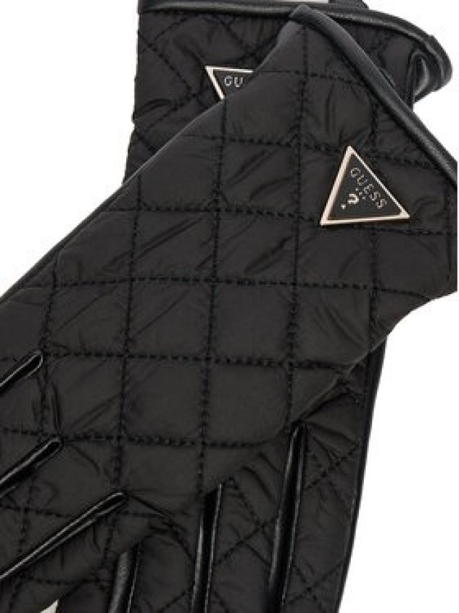 Guess Rękawiczki Damskie AW5187 NYL02 Czarny