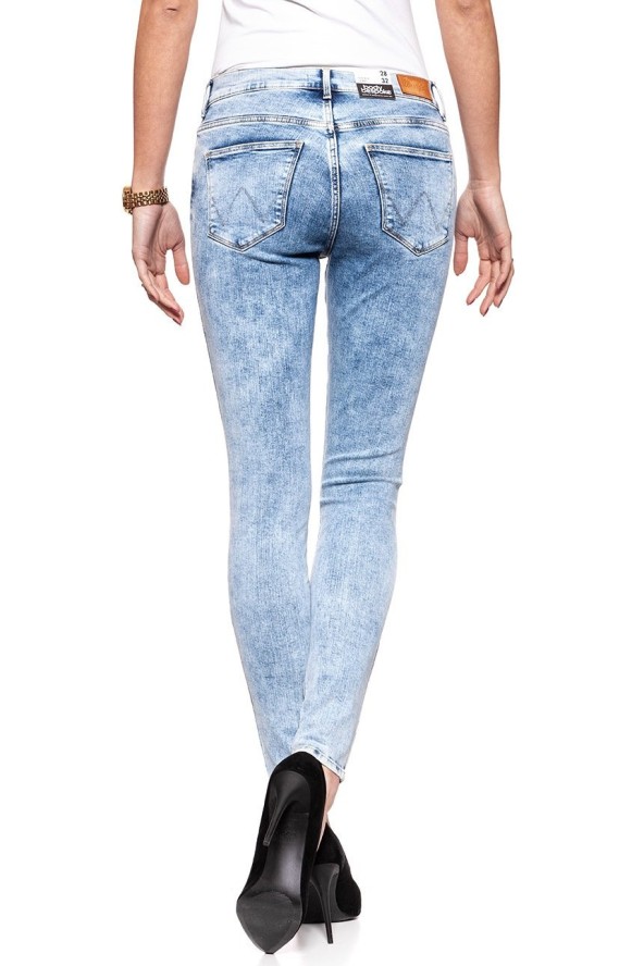 WRANGLER HIGH RISE SKINNY WROCK BLUE W27HSV24S 112128119