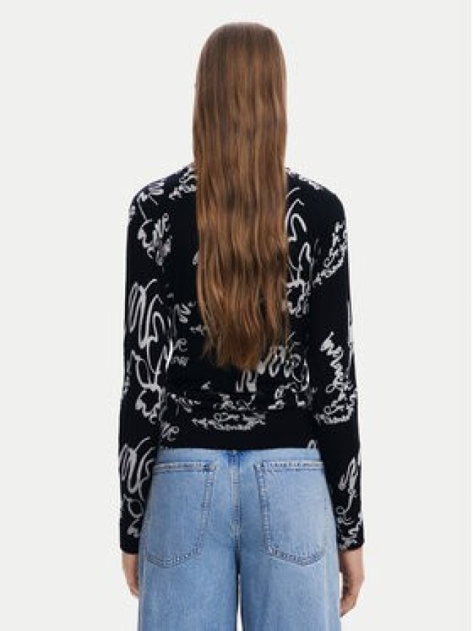 Desigual Sweter 25SWJF04 Czarny Regular Fit