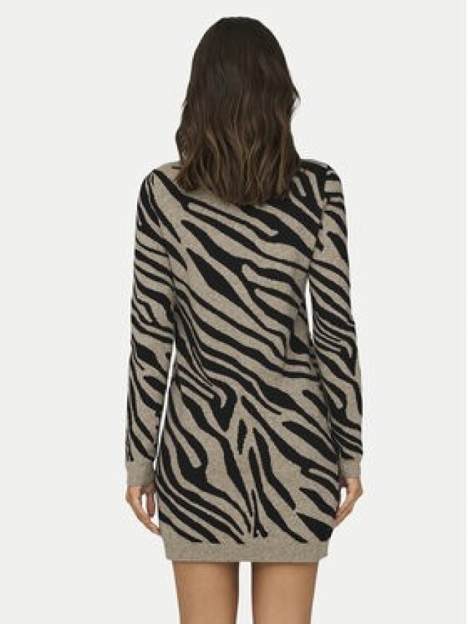 ONLY Sukienka dzianinowa Jenni 15321988 Brązowy Regular Fit