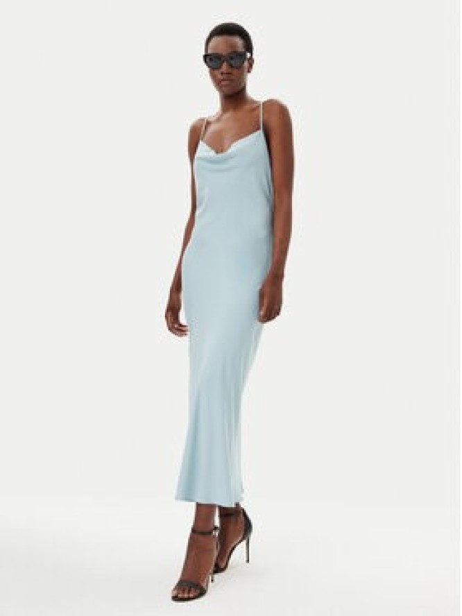 Calvin Klein Sukienka letnia LV044B053G Błękitny Slim Fit