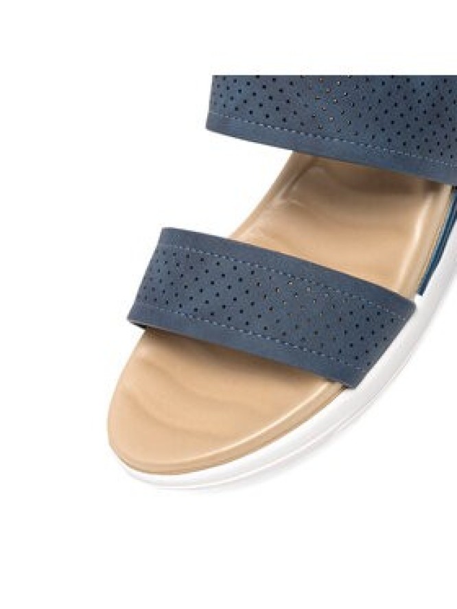 Clara Barson Klapki WYL05010-12 Granatowy