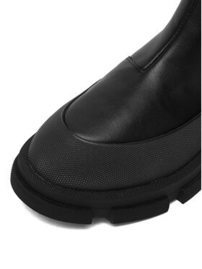 DeeZee Botki 13059-2-BLACK PU Czarny