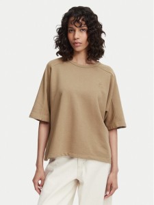 Beverly Hills Polo Club T-Shirt P-SS26W-TS00817 Brązowy jasny Oversize