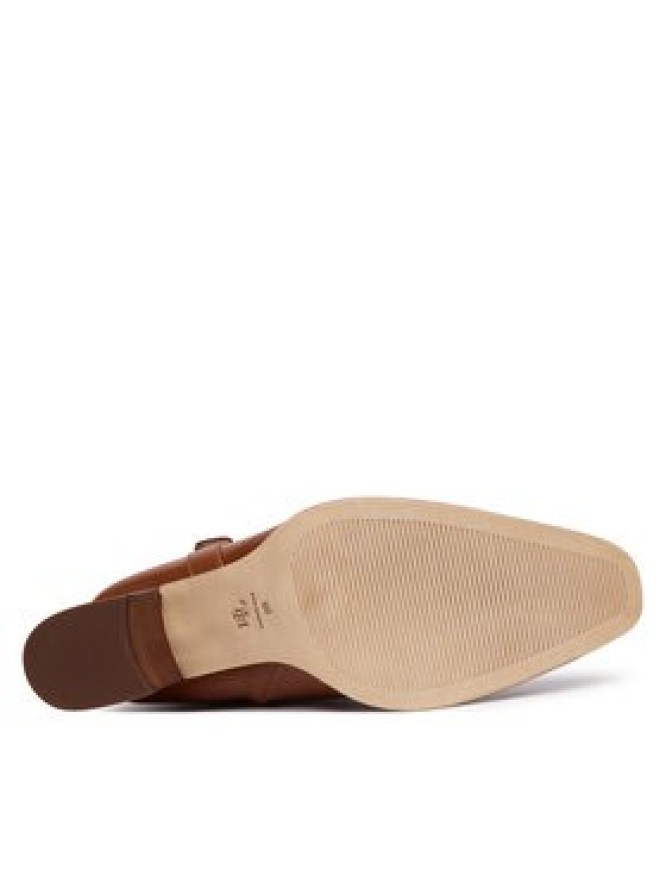 LAUREN RALPH LAUREN Kozaki Rlyn Bk T Hl Bo Tal 802P15660001 Brązowy