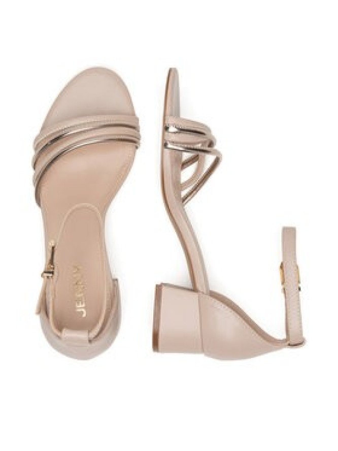 JENNY Sandały LS6026-06 Beżowy