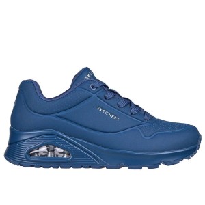 Sneakersy damskie Skechers Uno-Stand On Air buty sportowe niebieskie (73690-BLU)