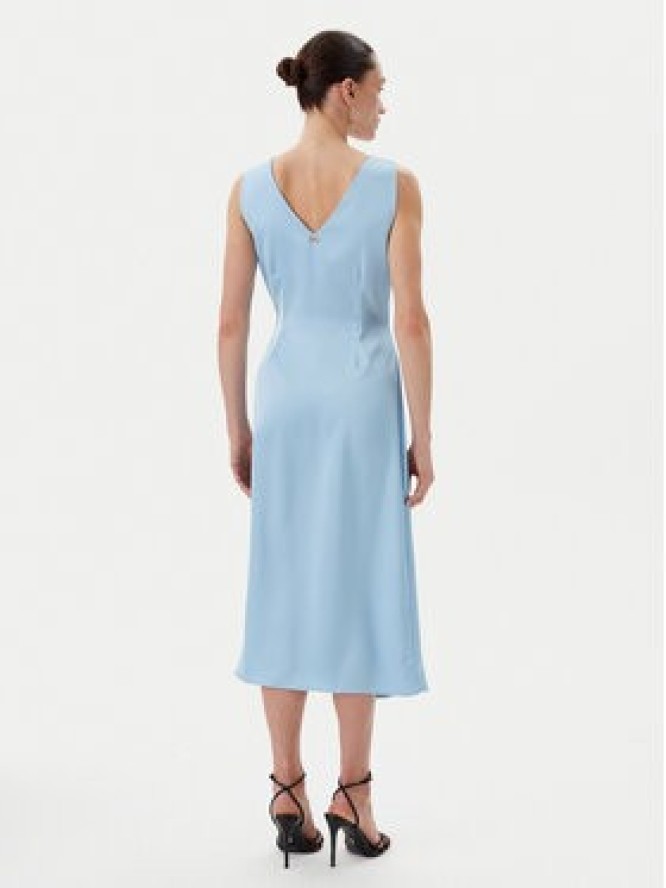 Rinascimento Sukienka koktajlowa CFC0122928003 Błękitny Regular Fit