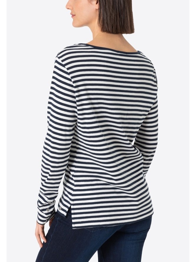 Timezone Koszulka w kolorze biało-granatowym rozmiar: XL