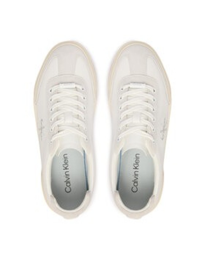 Calvin Klein Sneakersy Basket Cups Lup Wt Lth Su HW0HW02984 Biały