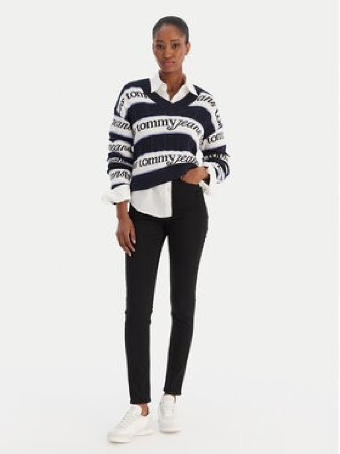 Tommy Jeans Jeansy Sylvia DW0DW19936 Niebieski Skinny Fit