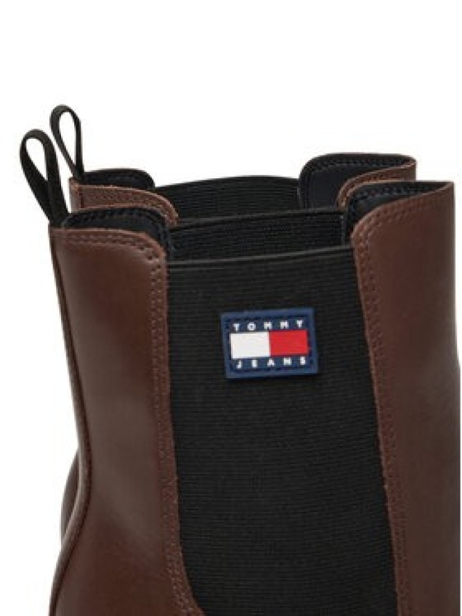 Tommy Jeans Botki Tjw EN0EN02831 Brązowy