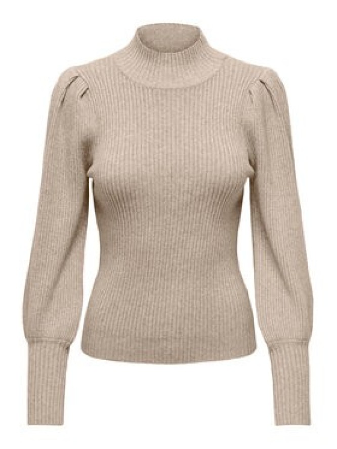 ONLY Sweter Katia 15232494 Beżowy Regular Fit