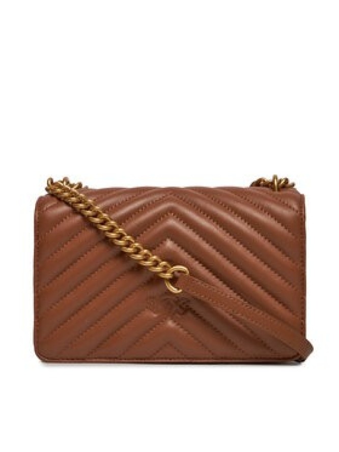 Pinko Torebka Love One Mini Dc PE 24 PLTT 100074 A0GK Brązowy