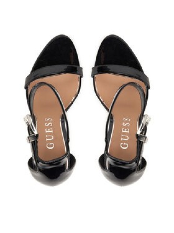 Guess Sandały FLPINS PAF03 Czarny