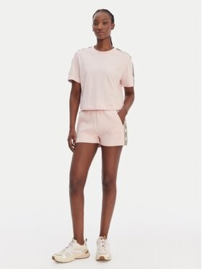 Guess T-Shirt V3RI08 I3Z14 Różowy Relaxed Fit