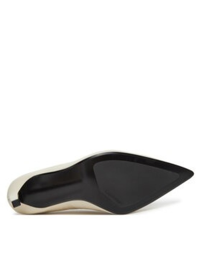 Calvin Klein Szpilki Pump 90 Pointy Hw Bar Lth HW0HW02527 Beżowy