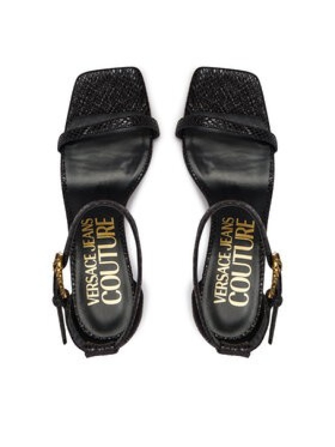 Versace Jeans Couture Sandały 80VA3S76 ZSS84 Czarny