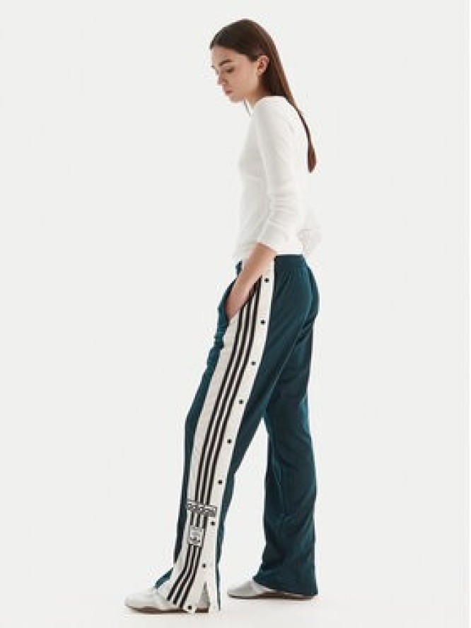 adidas Spodnie dresowe Adibreak JV7515 Zielony Loose Fit