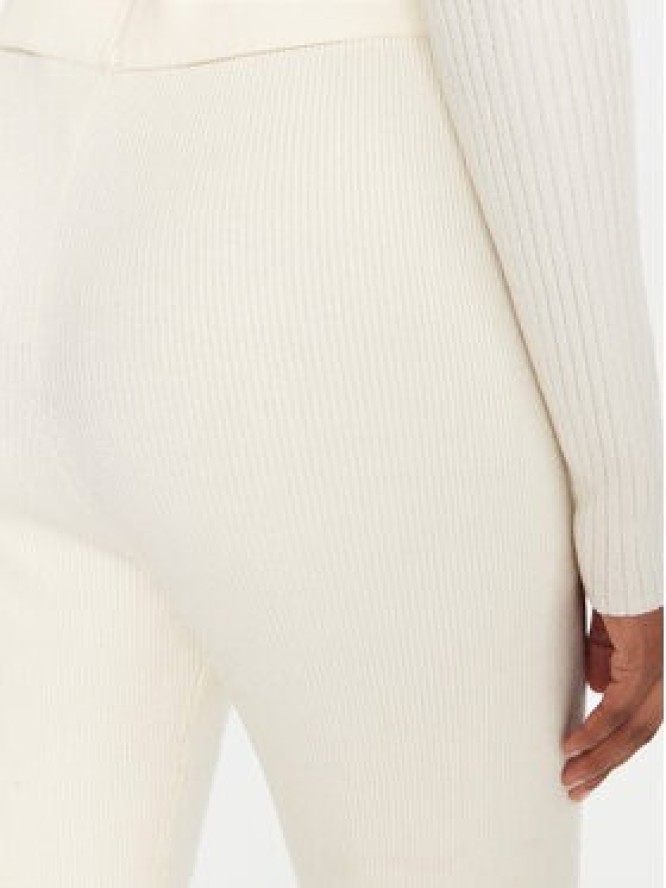 Guess Legginsy V5BB08 Z3JD2 Écru Flare Fit