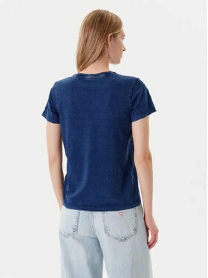 Guess Jeans T-Shirt W5YI22 KCTL1 Granatowy Regular Fit
