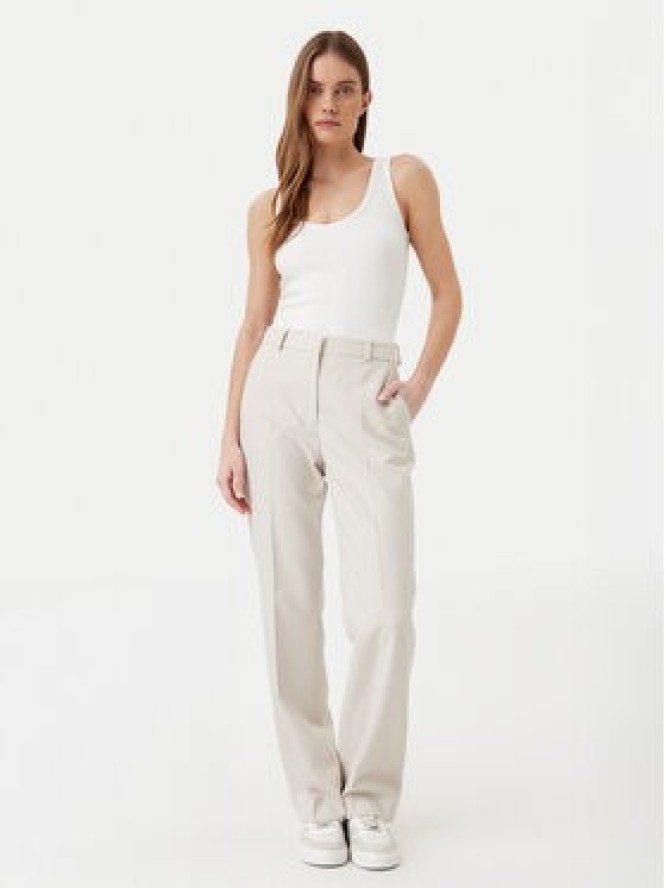 Calvin Klein Top K20K208246 Biały Slim Fit