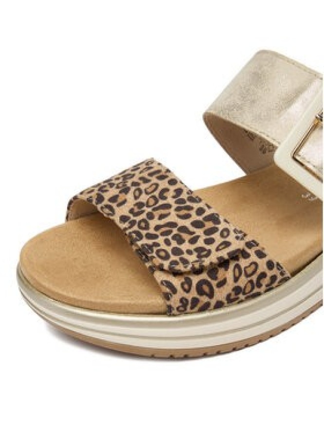 Remonte Klapki CEO-D1J61-91 Złoty