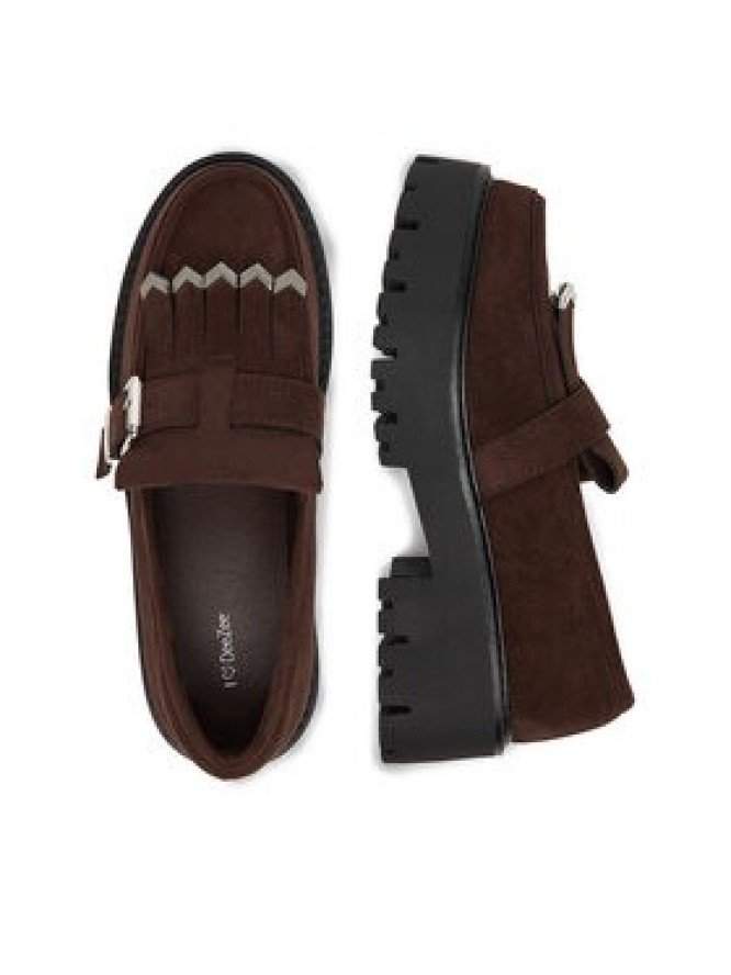 DeeZee Loafersy CEO-HY6688001-1 Brązowy