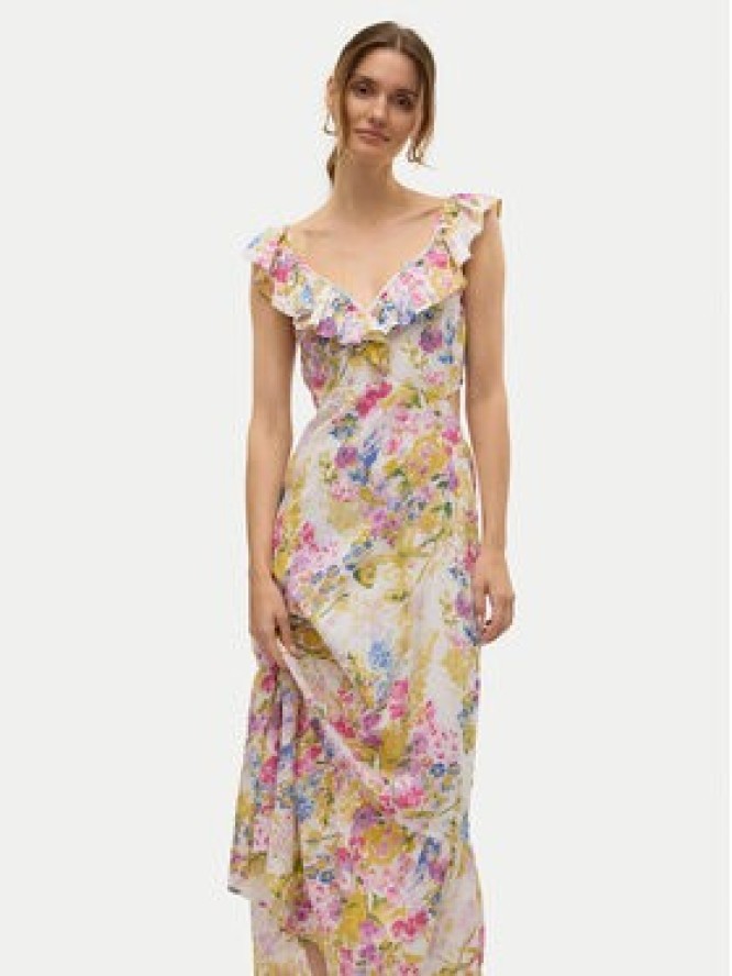 Vero Moda Sukienka letnia Dicthe 10323628 Kolorowy Regular Fit