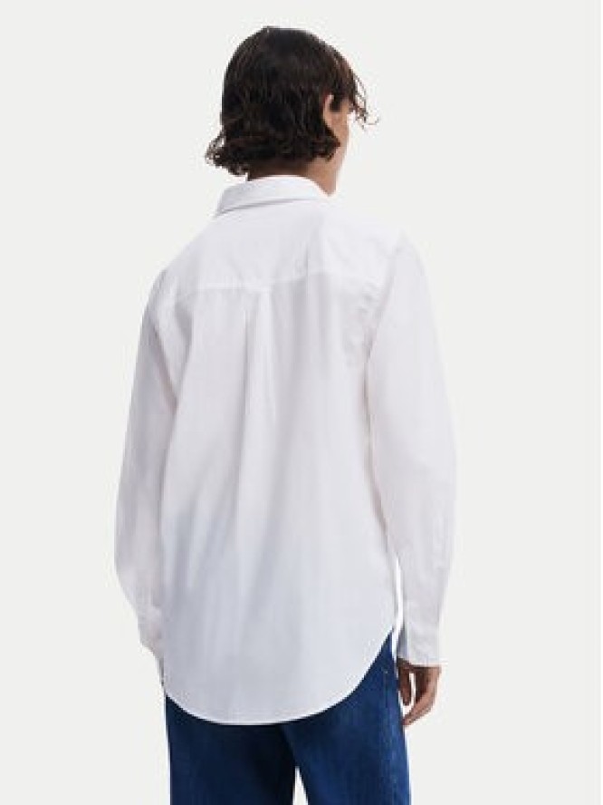 Desigual Koszula Flowers Minnie 25SWCW24 Biały Regular Fit