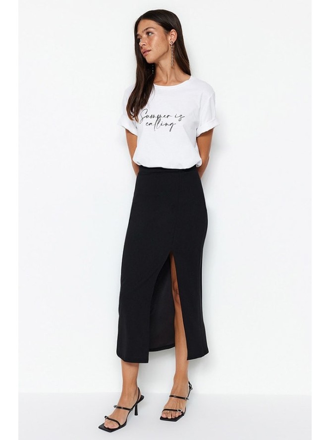 trendyol Spódnica w kolorze czarnym rozmiar: XS