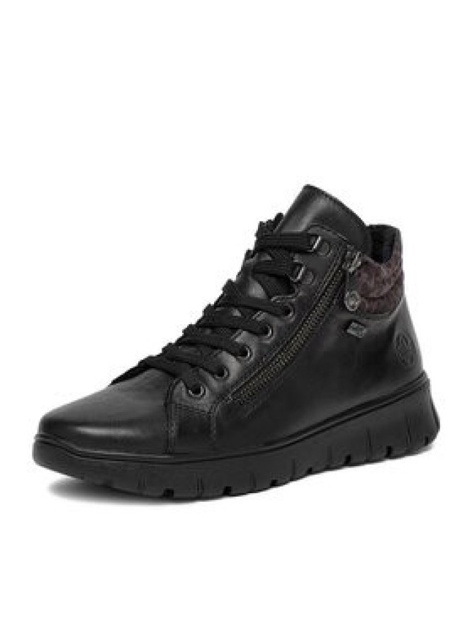 Rieker Trzewiki N1305-00 Czarny