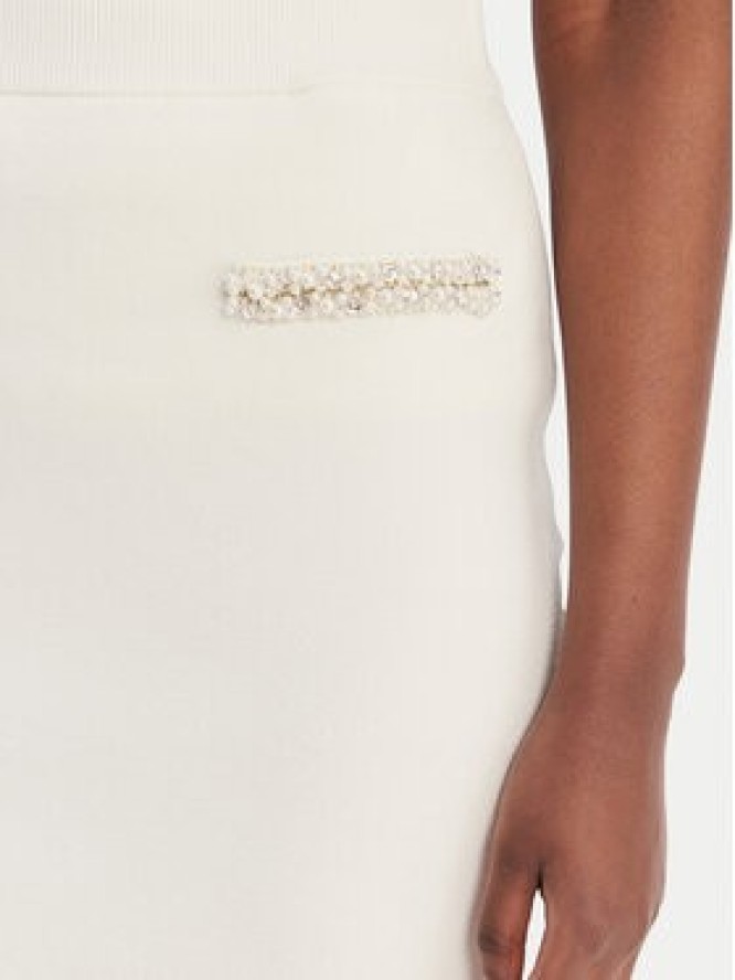 Guess Spódnica mini W6RD75 Z4422 Écru Regular Fit