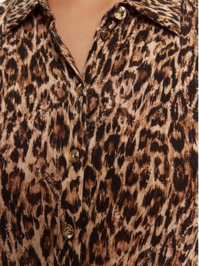 Just Cavalli Koszula 79PAL228 JS496 Brązowy Slim Fit