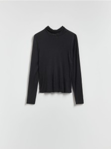 Golf z dodatkiem kaszmiru - czarny