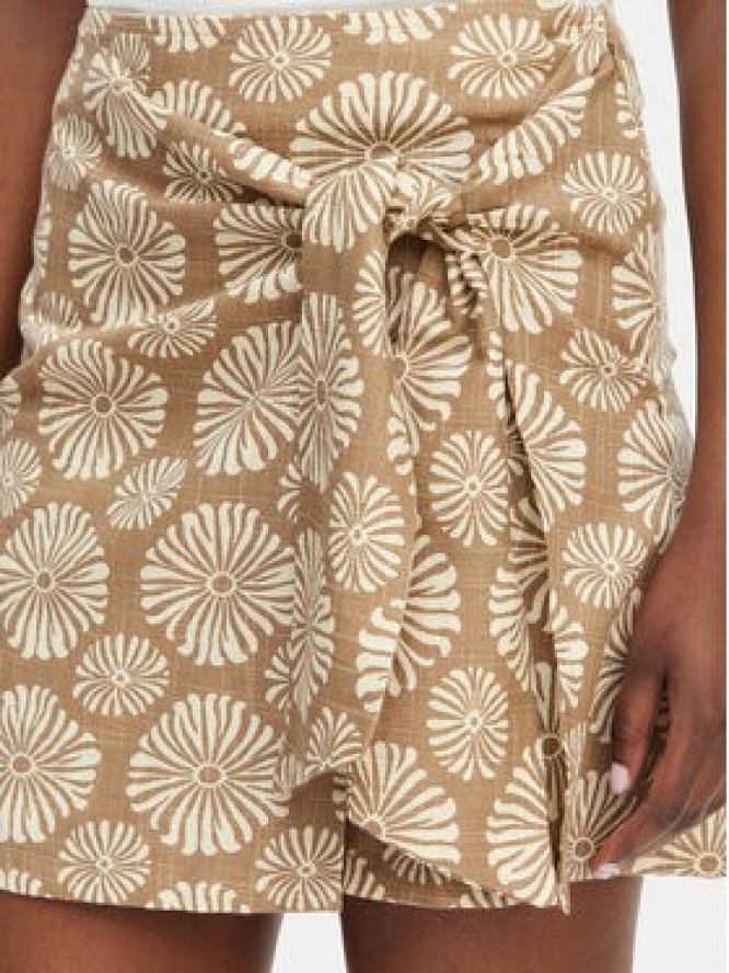 Roxy Spódnica mini Summer Cocktail ERJWK03176 Beżowy Regular Fit