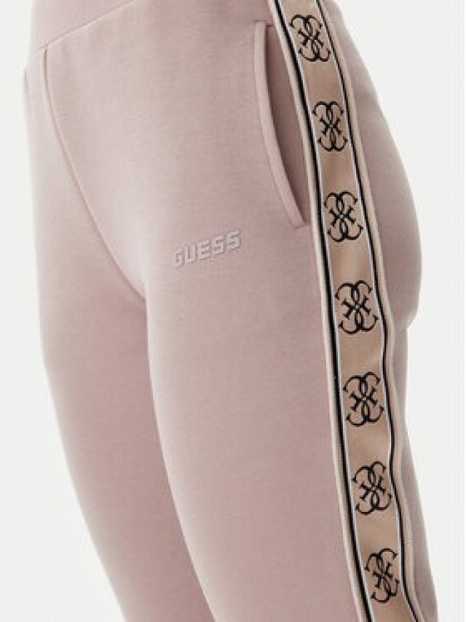 Guess Spodnie dresowe V2YB15 KB3P2 Beżowy Regular Fit