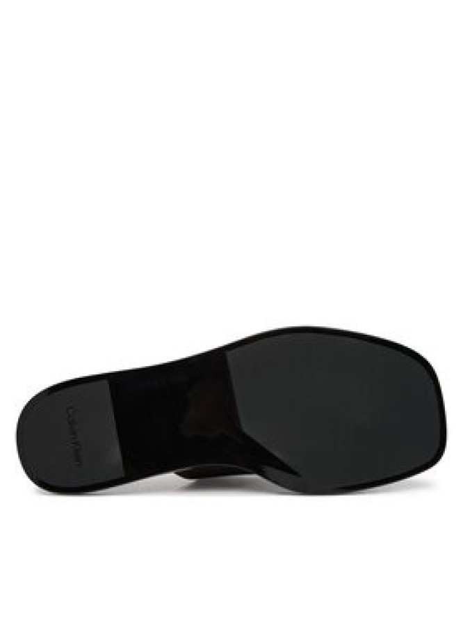Calvin Klein Japonki Jelly Sandal Thong Mat Tran Tpu HW0HW02964 Czarny
