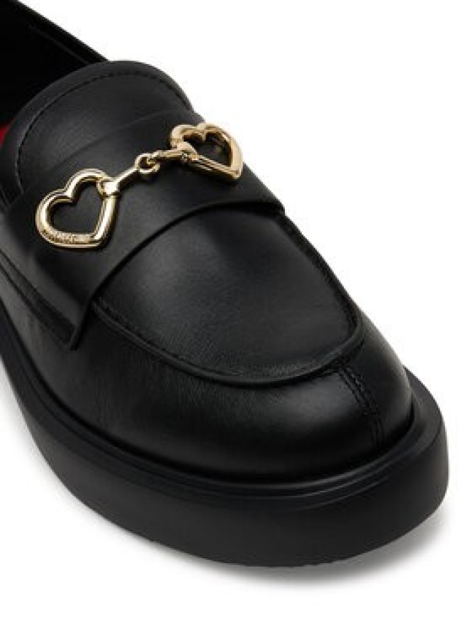 LOVE MOSCHINO Loafersy JA10394G1MIA0000 Czarny