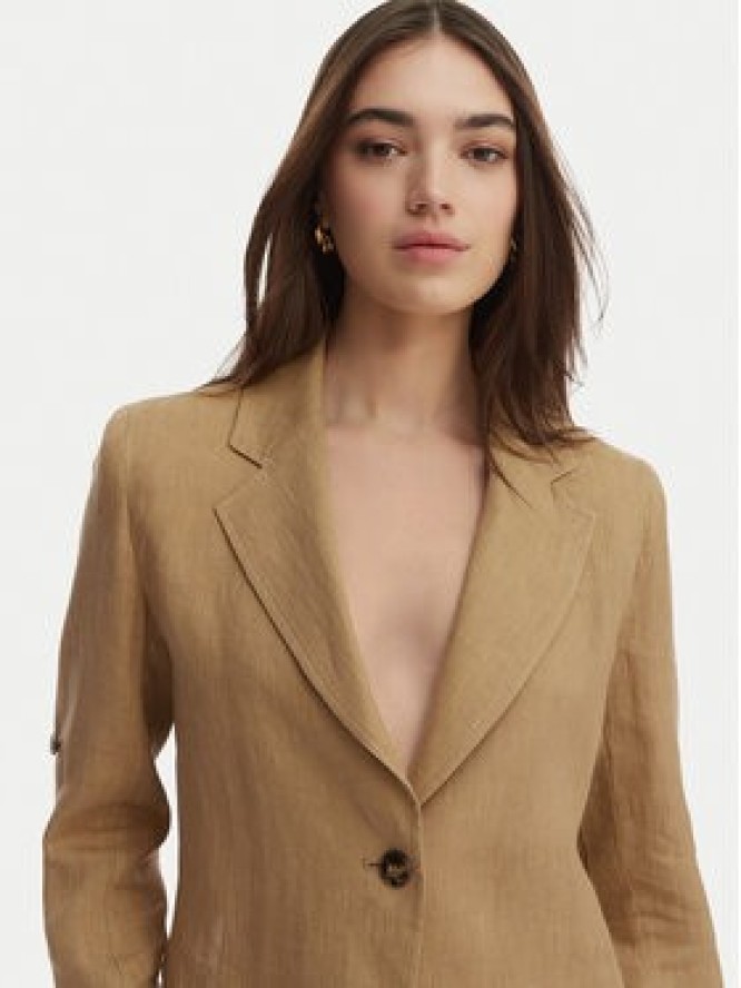 Marella Marynarka Papiro 2615041042 Beżowy Regular Fit